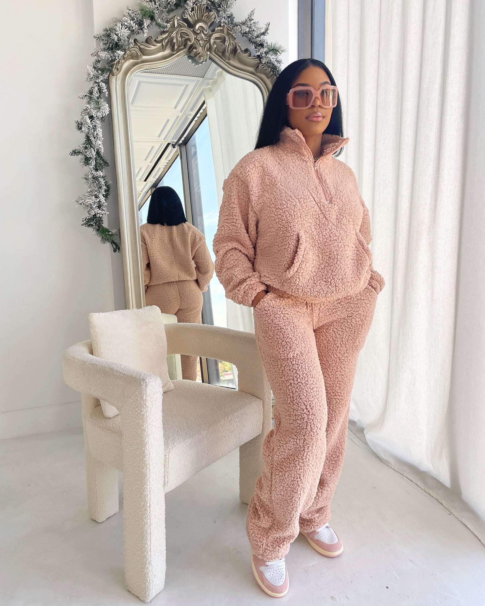 Two Piece Teddy Sweatsuit